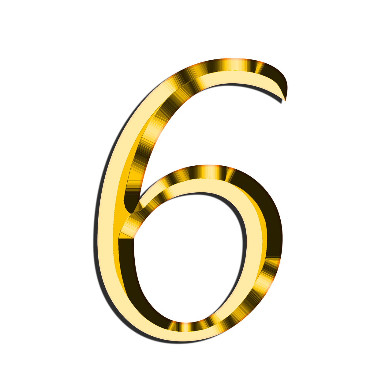 Number 6 Png