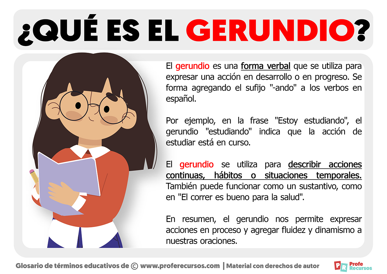 Qué Es El Gerundio | Definición De Gerundio