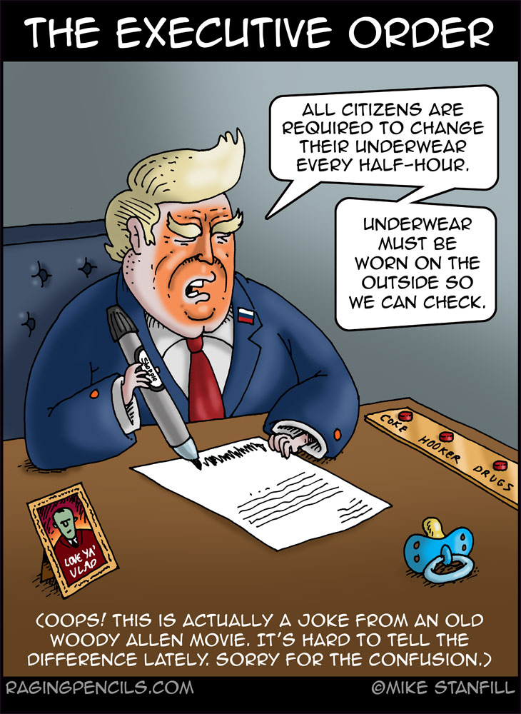 Progressive Charlestown: ATTENTION! New order from King Donald