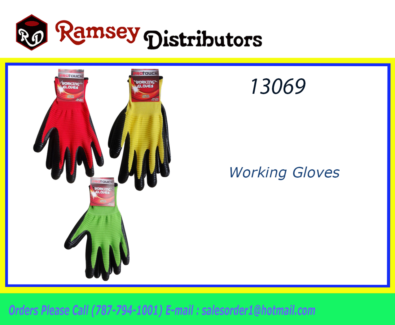 13069 – CH89077 Guantes D/Trabajo – Ramsey Distributors