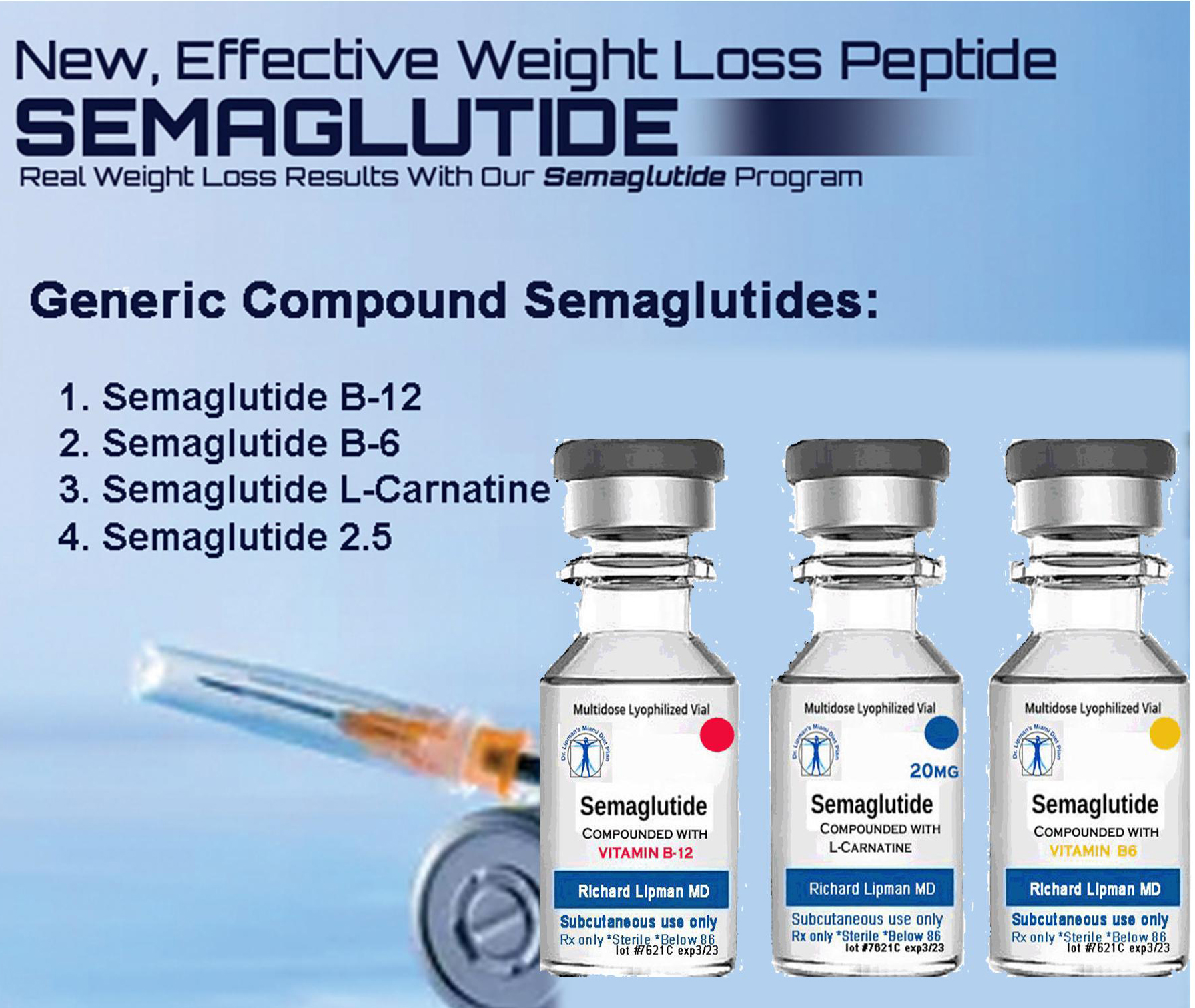 Compound Semaglutide Weight Loss Injections In Miami: The Affordable Alternative - Dr. Richard ...