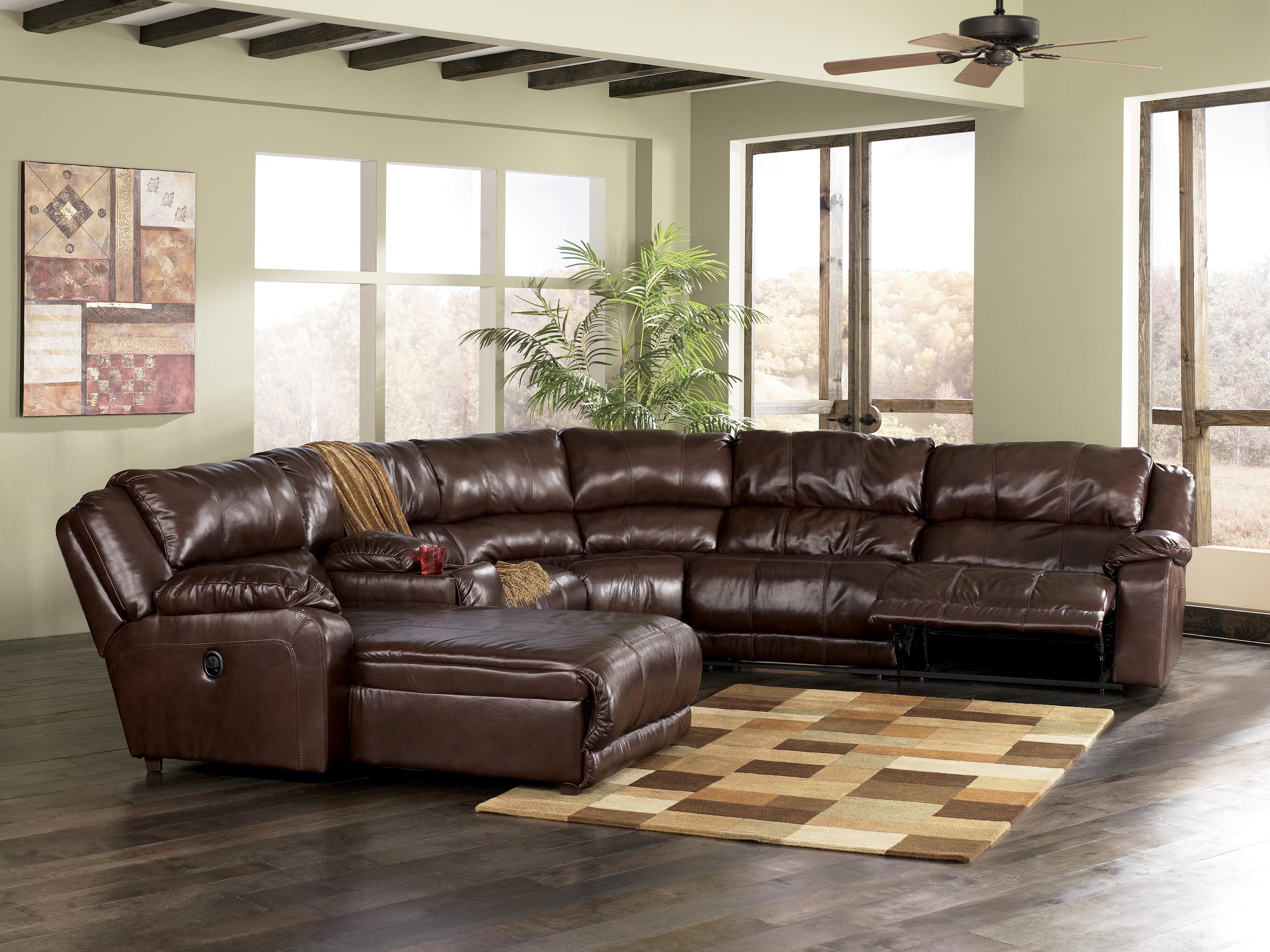Sectional Leather Sofa Living Room at Christopher Griffith blog