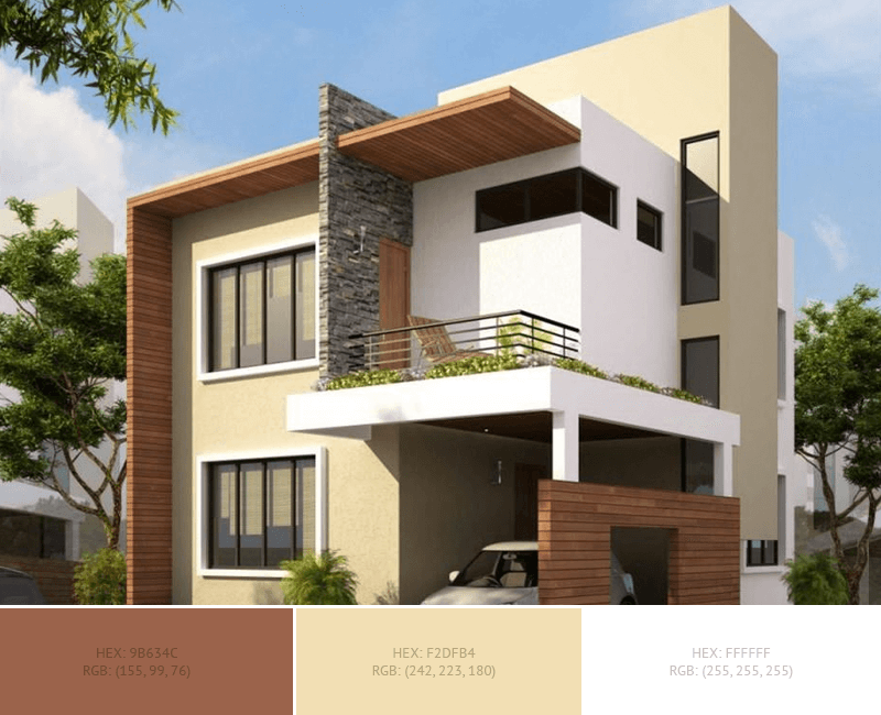 Exterior Colour Combination House - When You Are Using A Combination Of Colors For House...