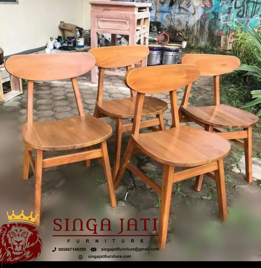 Jual Kursi Cafe Ropan Kayu Jati Murah - Singa Jati Furniture Jepara