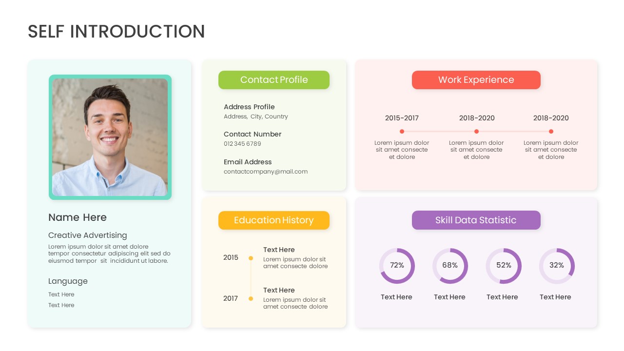 CV PowerPoint Template - SlideKit