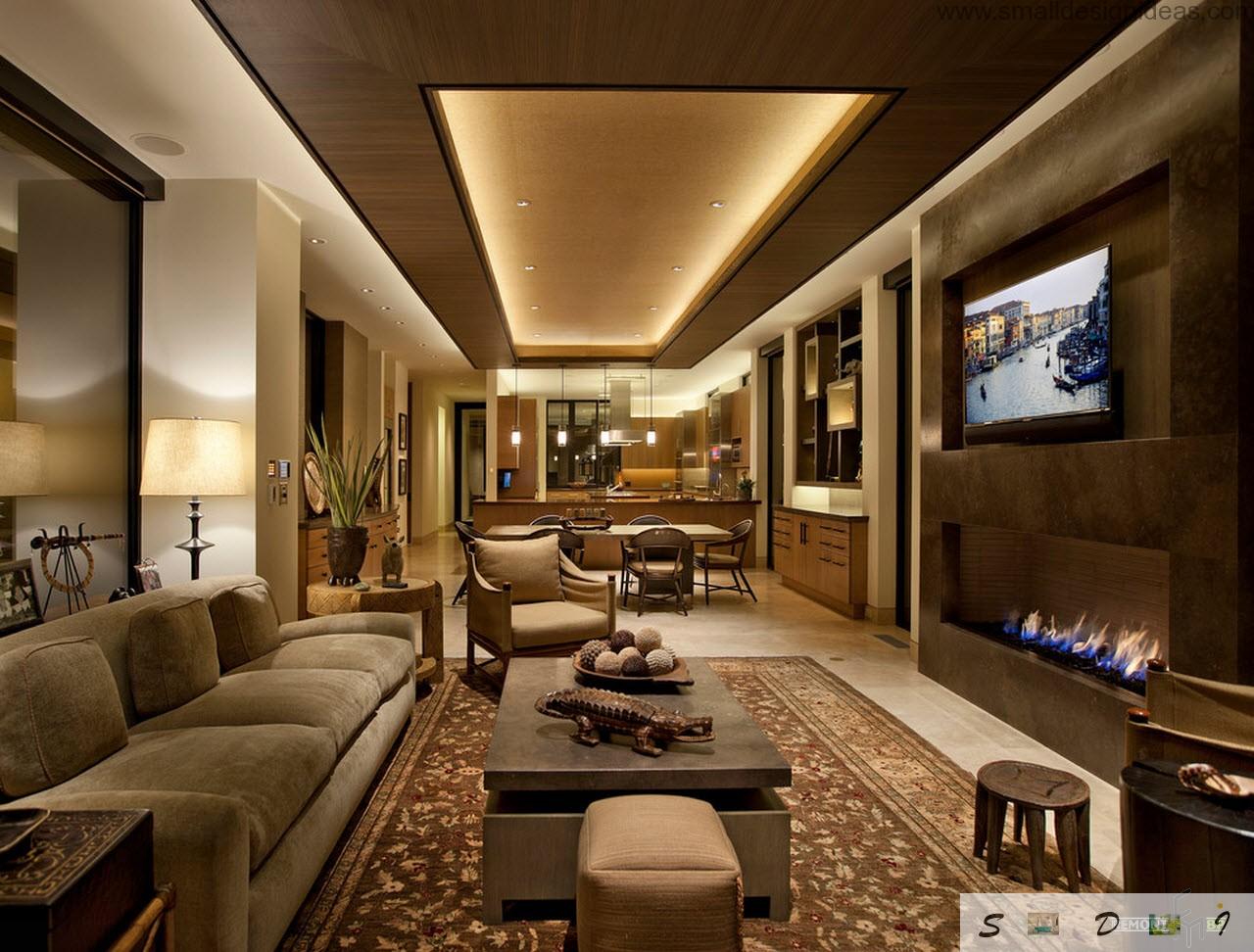 Contemporary Living Room Decorating Ideas Pictures : Living Room Contemporary Wall Style ...