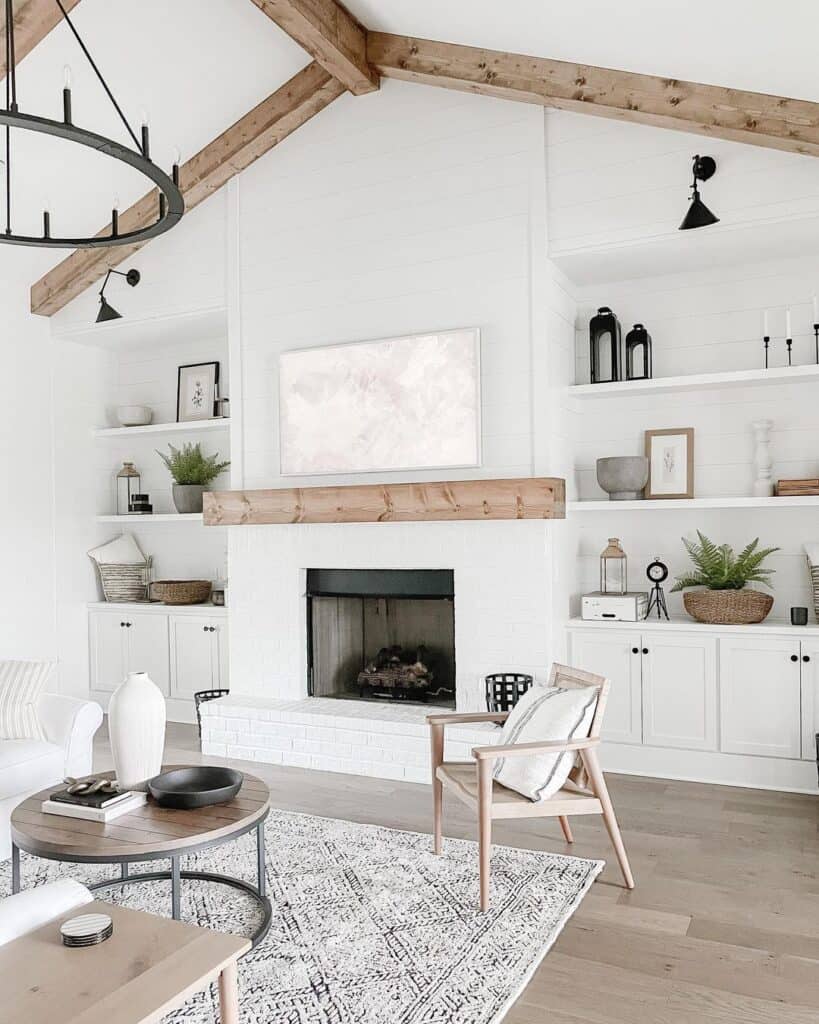 19 Amazing Rooms with Fireplace with Vaulted Ceiling Features