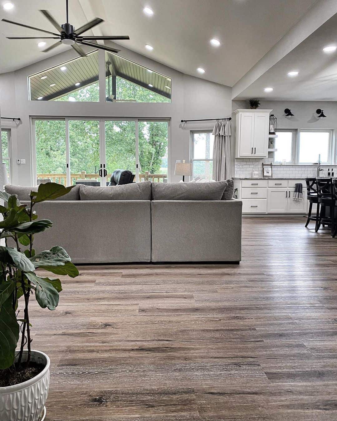 Vaulted Ceiling And Recessed Lighting - Soul & Lane