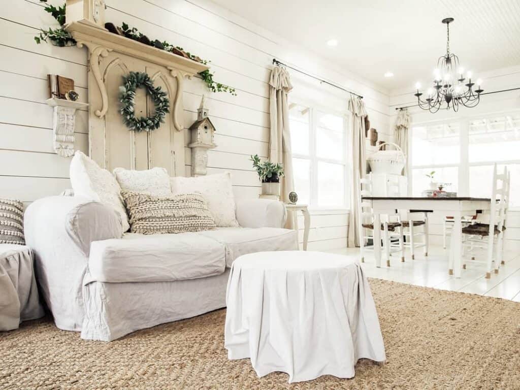 Neutral Living Room And Dining Room Combo - Soul & Lane