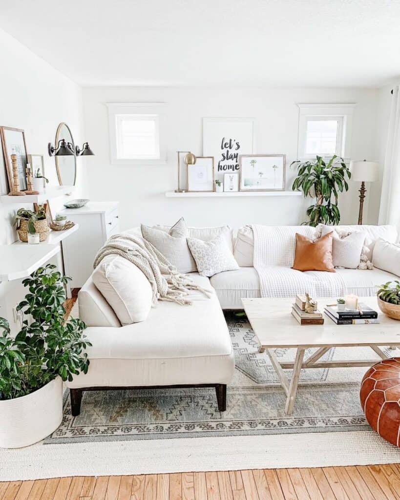 Chic And Cozy White Living Room Ideas - Soul & Lane