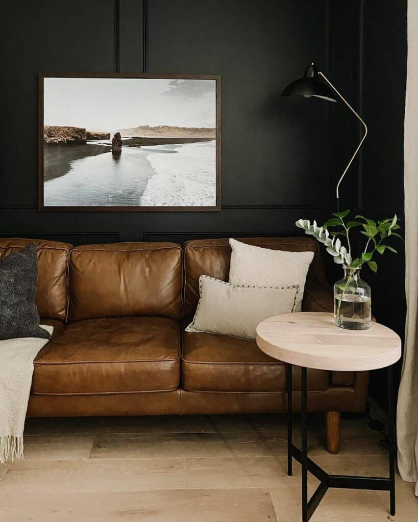 16 Cozy Dark Brown Couch Living Room Ideas for Any Aesthetic