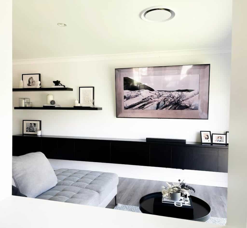 Minimalist Living Room With Floor Cabinets - Soul & Lane