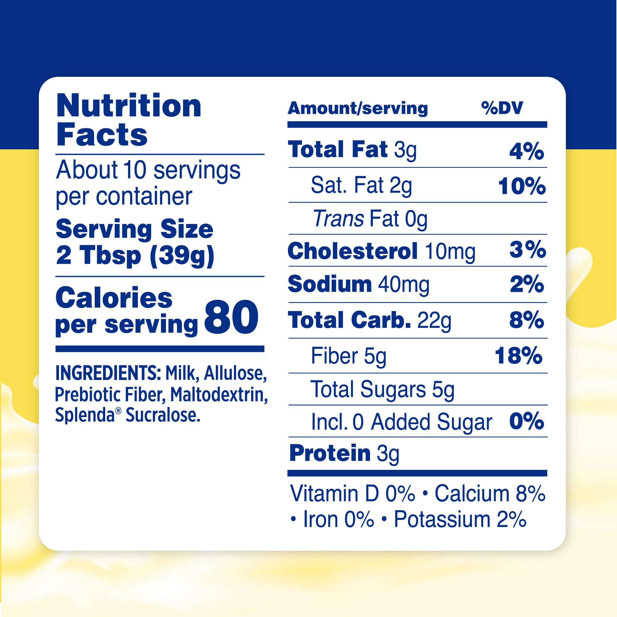 SPLENDA Reduced Calorie Sweetened Condensed Milk, No Sugar, 52% OFF