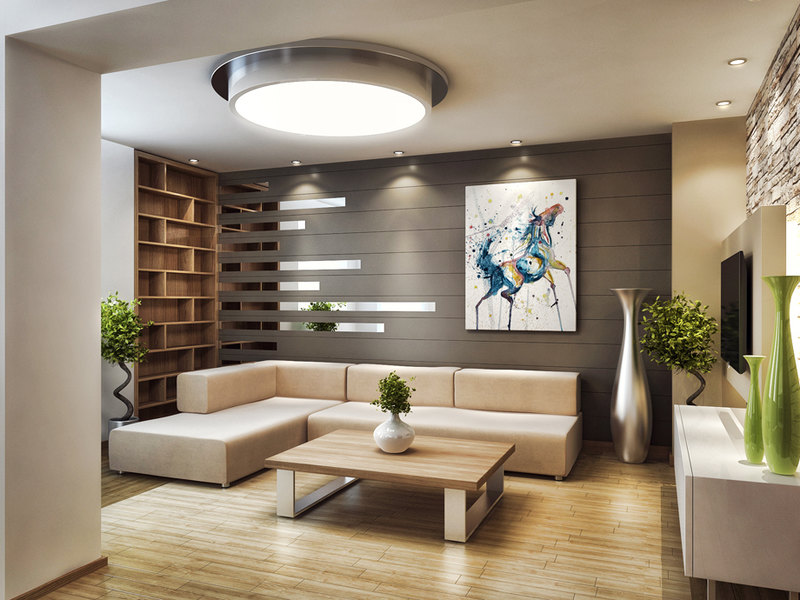 5 ideas of modern living room mirrors - Interior Design Inspirations