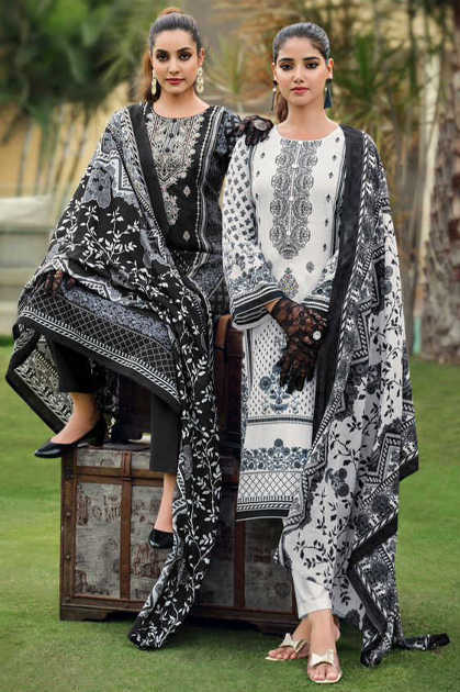 Riaz Arts The Artist Vol 4 By Mumtaz Arts Lawn Salwar Suit Catalog 8 Pcs - Suratfabric.com