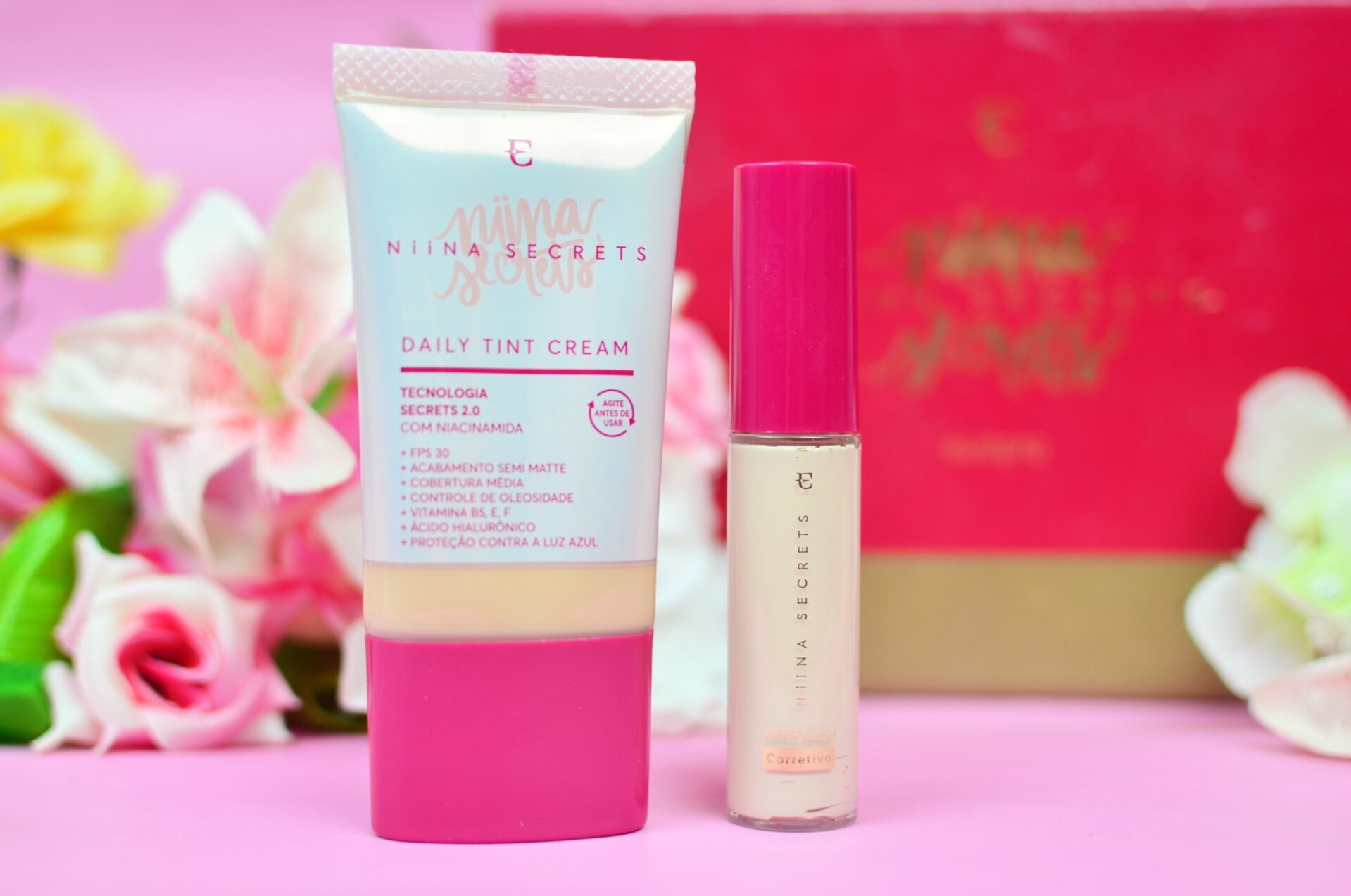 Nova Base Da Niina Secrets: Resenha Base Daily Tint + Corretivo