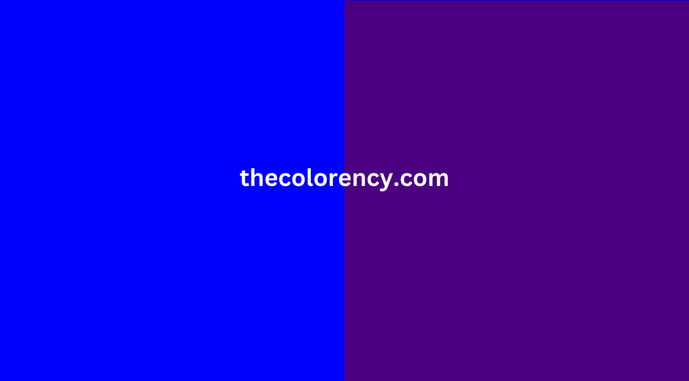 Indigo Blue Color Swatch