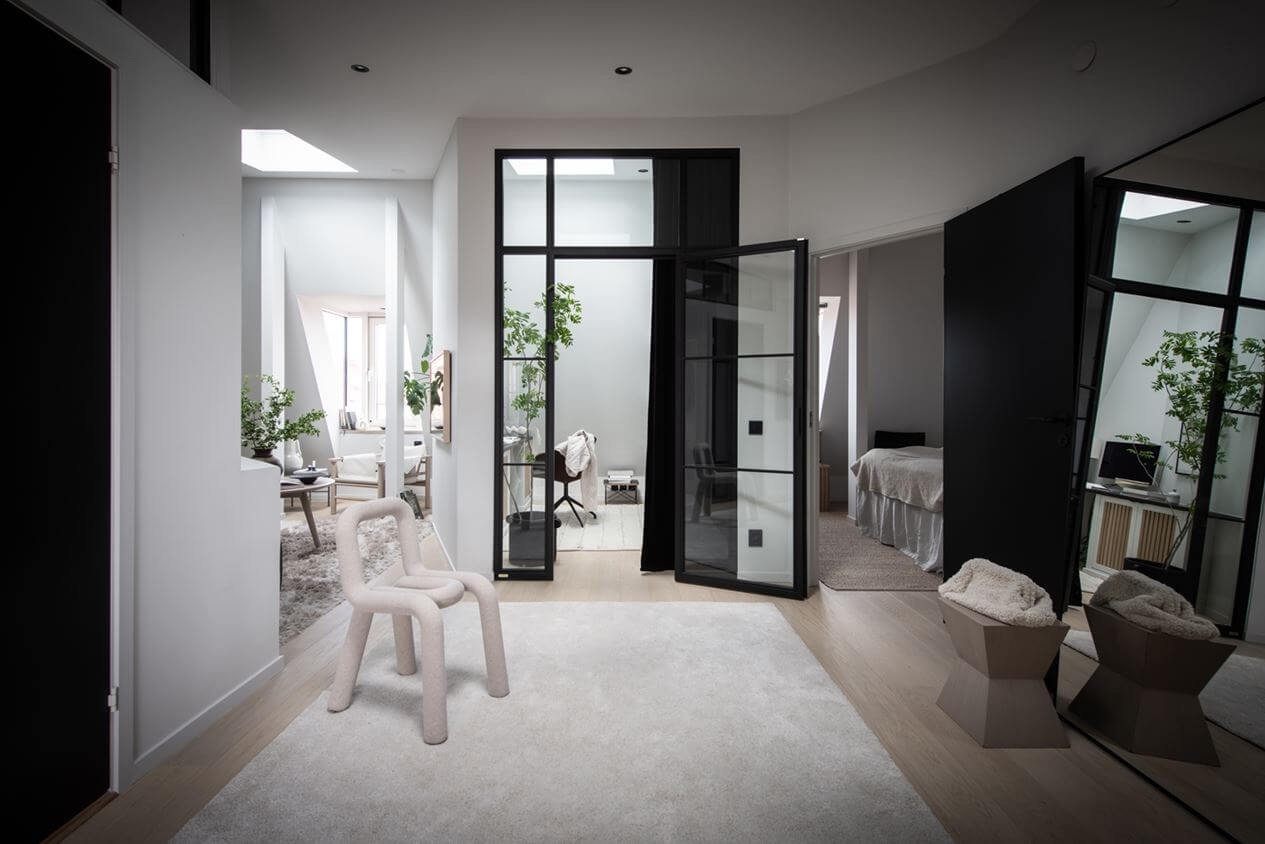 A Stylish Scandinavian Attic Apartment - The Nordroom