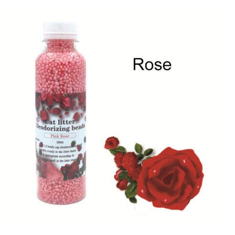 Cat Litter Deodorant Beads Pink Rose 250 Ml - PAW KAESHA