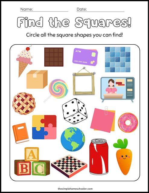 Pictures Of Square Shaped Things