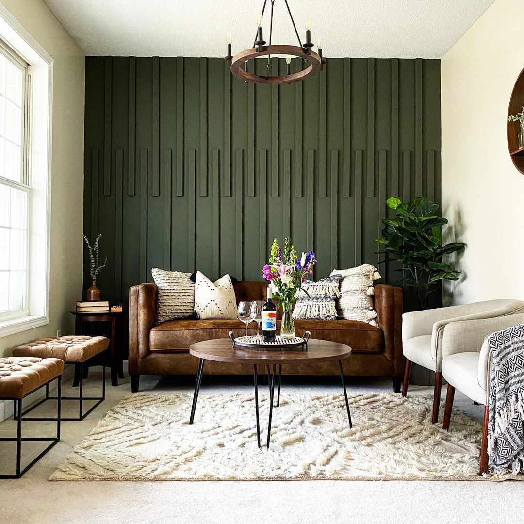 23 Living Room Accent Wall Ideas to Energize Your Space