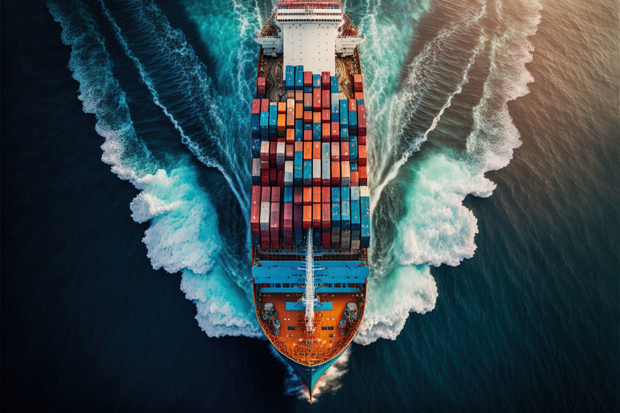 Cargo Container Ship