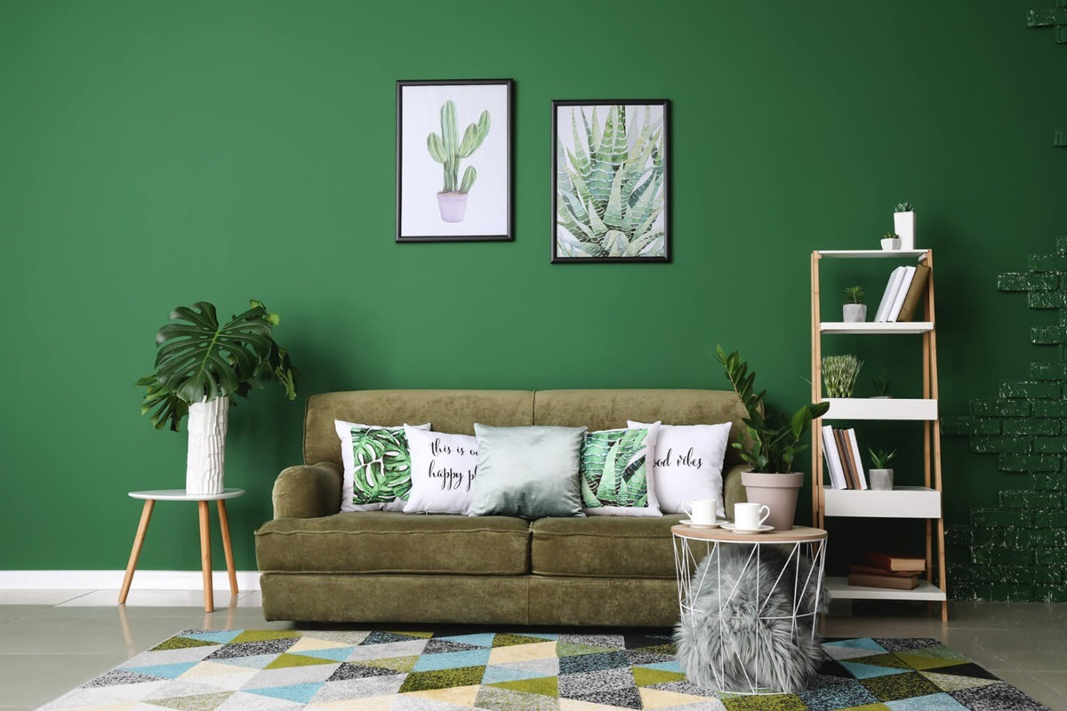 Living Room Design Ideas Green Walls - Infoupdate.org