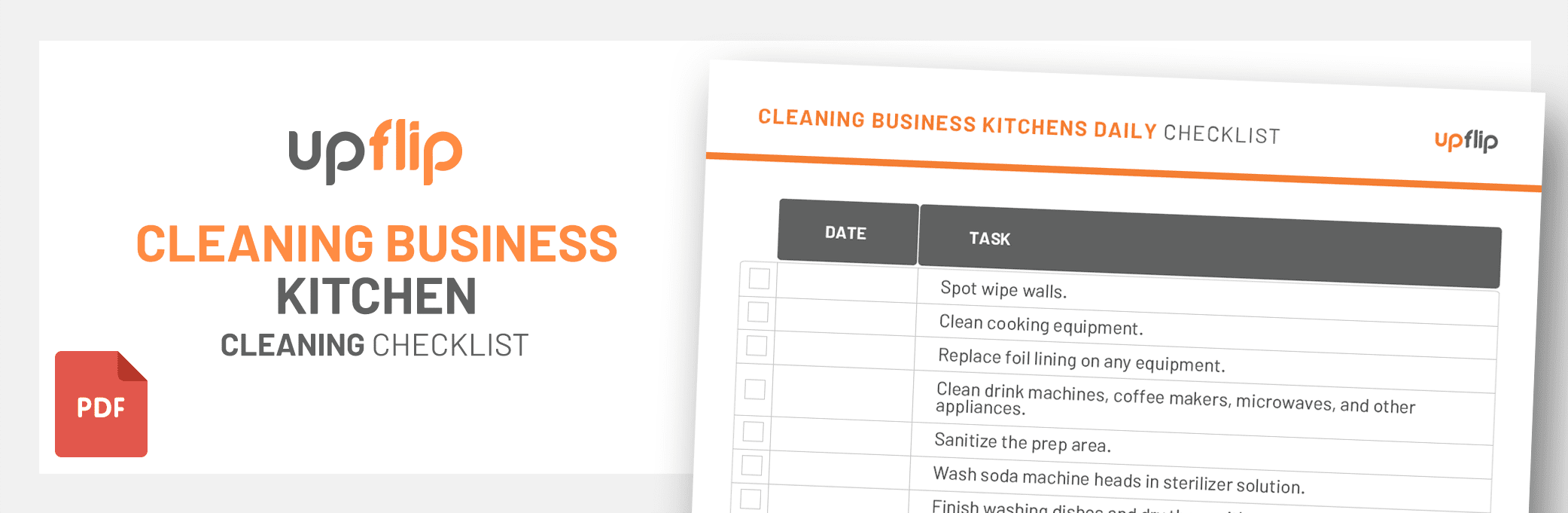 The Ultimate Cleaning Checklist: 24 Downloadable Templates - UpFlip