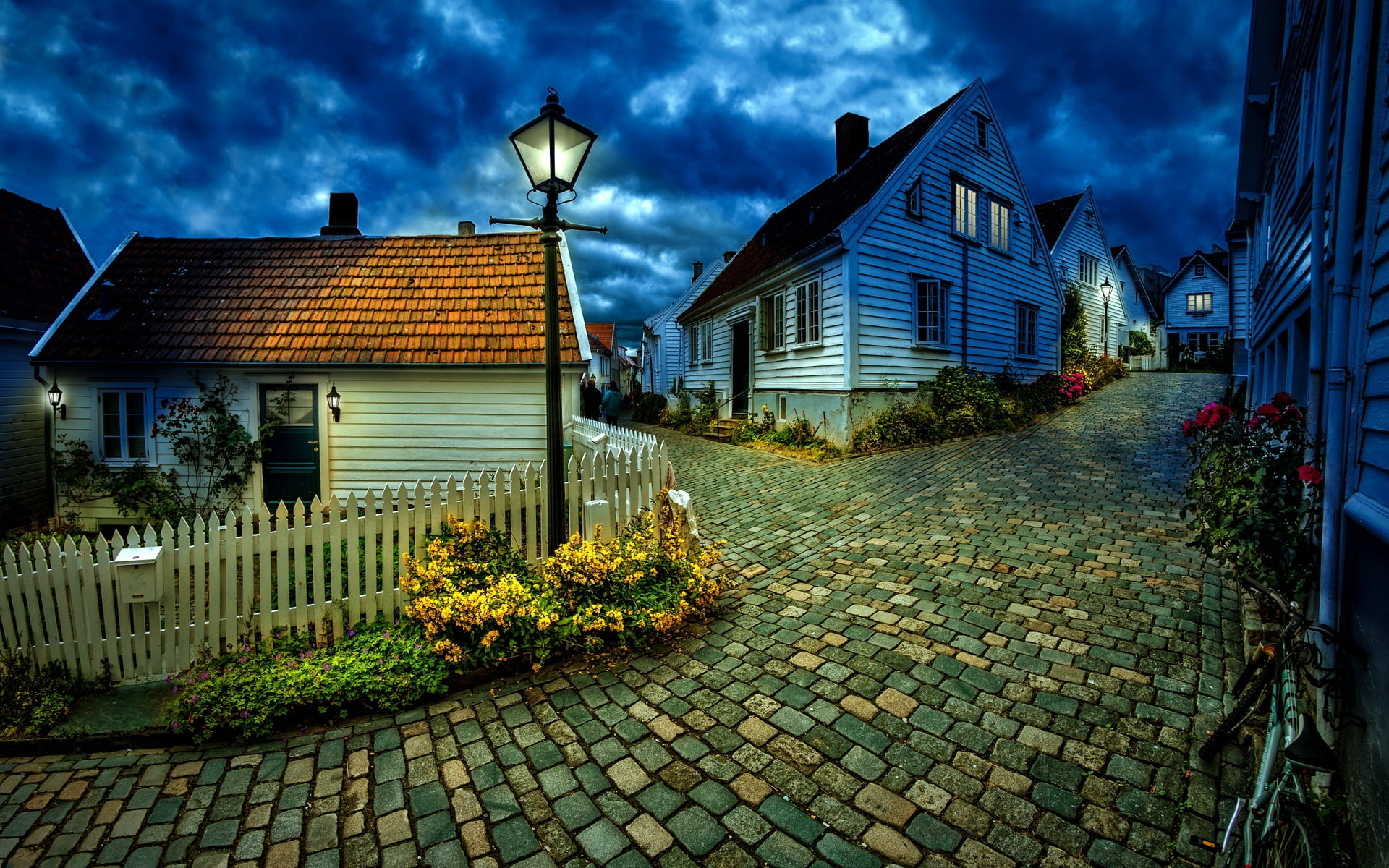 Village During Night HD Wallpaper| Wallpaper Flare