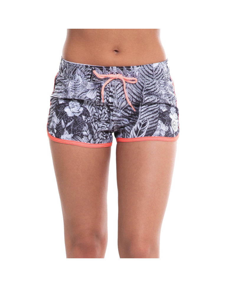 Short Maillot De Bain Femme: Imprimé Tropical| Waxx