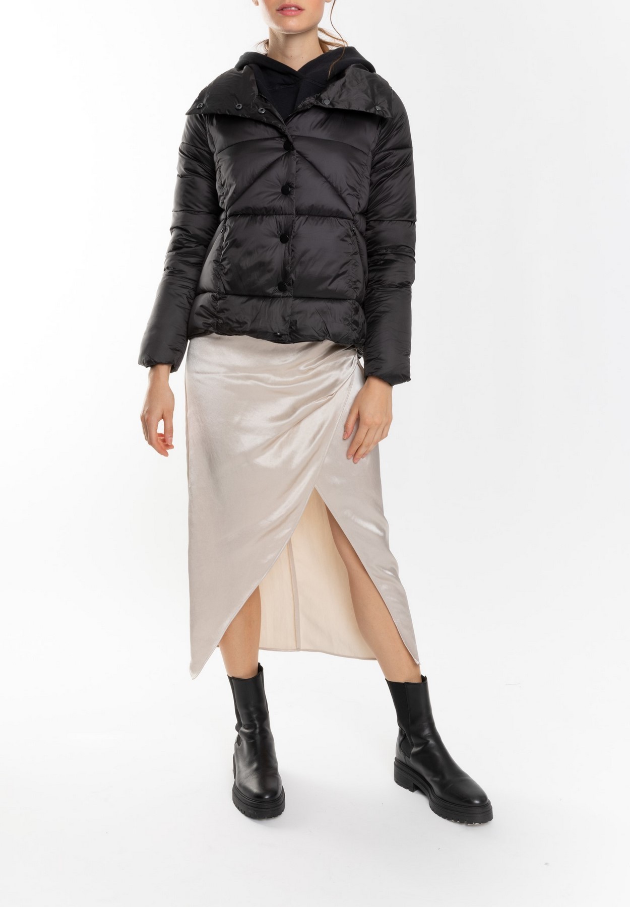 Doudoune Dalia Noir White Goose