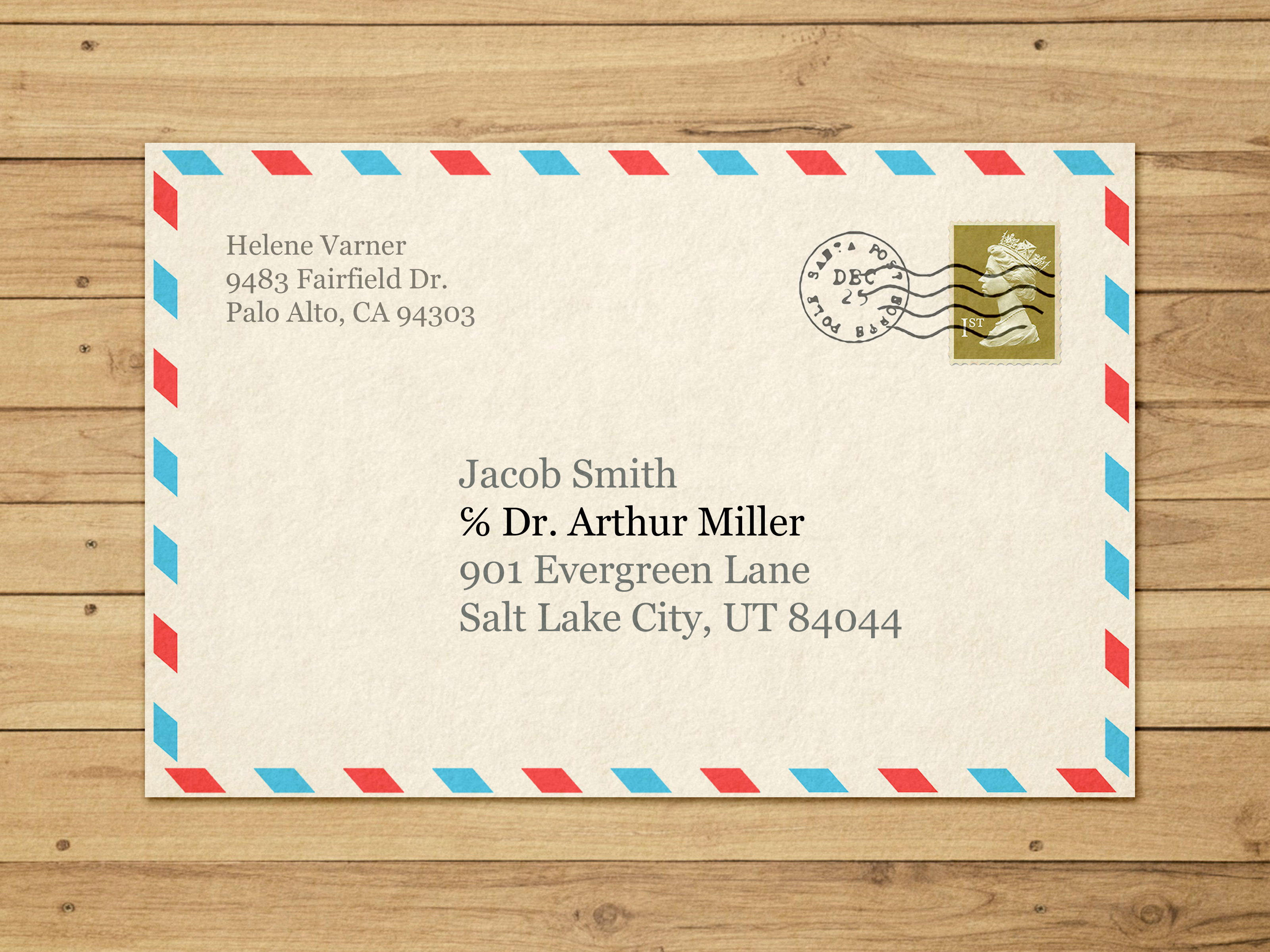 Proper Address Format Addressing