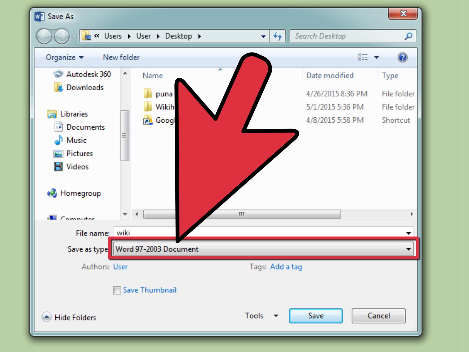 4 Easy Ways To Convert Docx To Doc - WikiHow