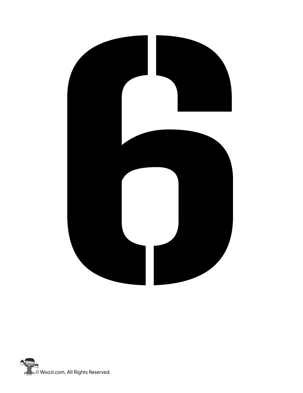 Number 6 Printable - Printable Word Searches
