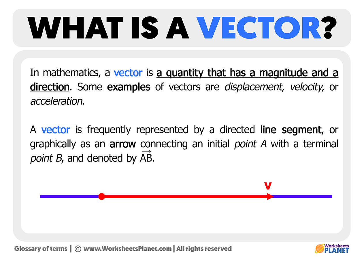 What is a Vector | Definition of Vector