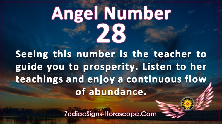Angel Number 28 Is The Teacher To Guide You To Prosperity | ZSH