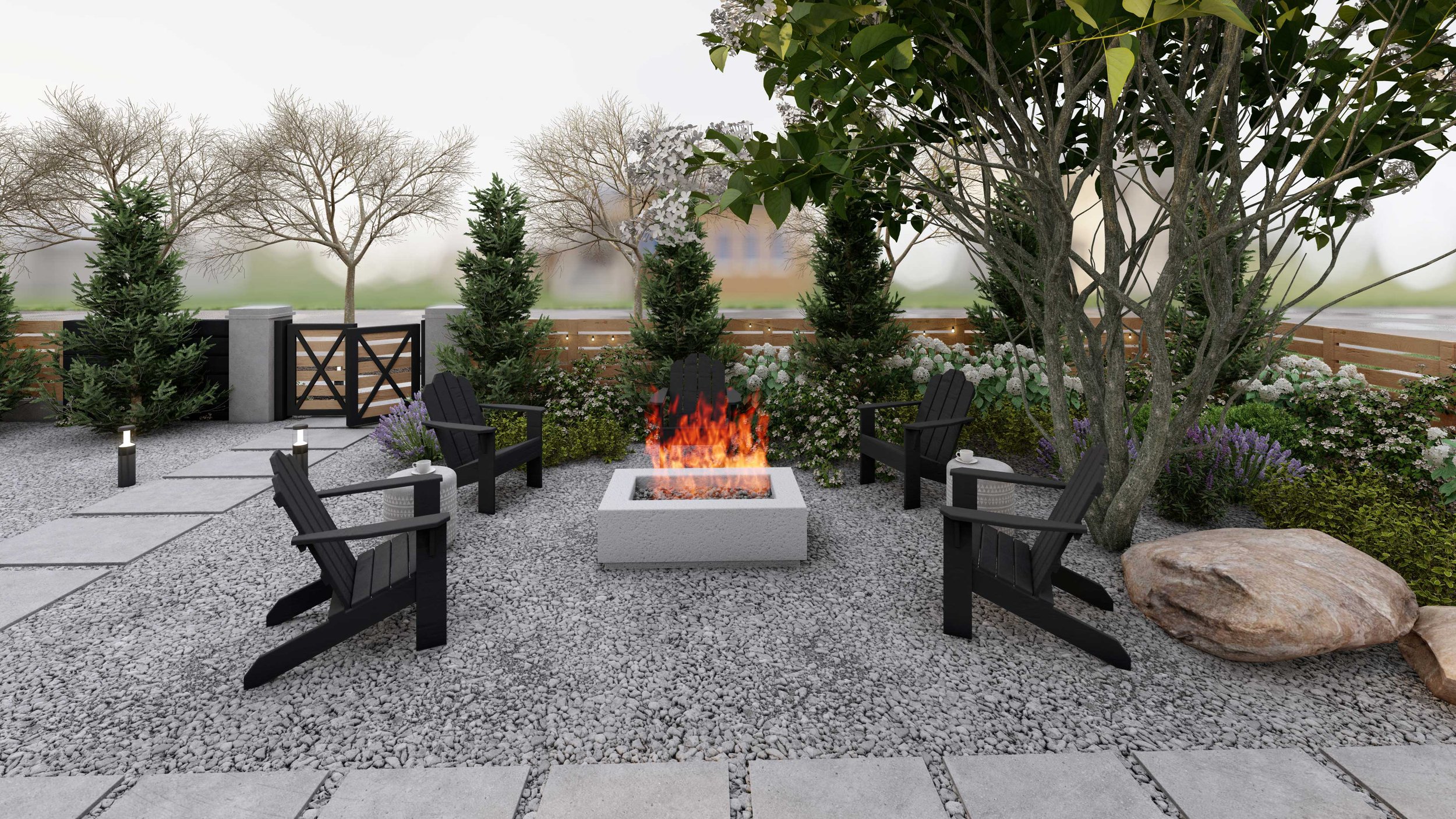 Small Front Yard Landscaping Ideas Low Maintenance No Grass